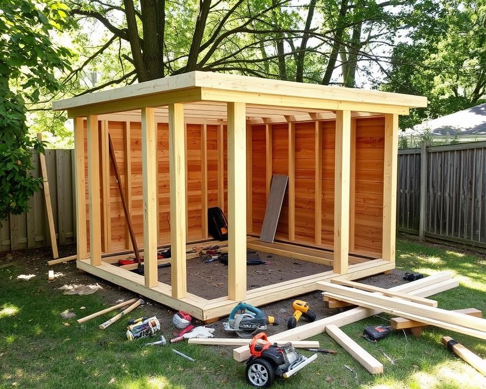 how to build a storage shed