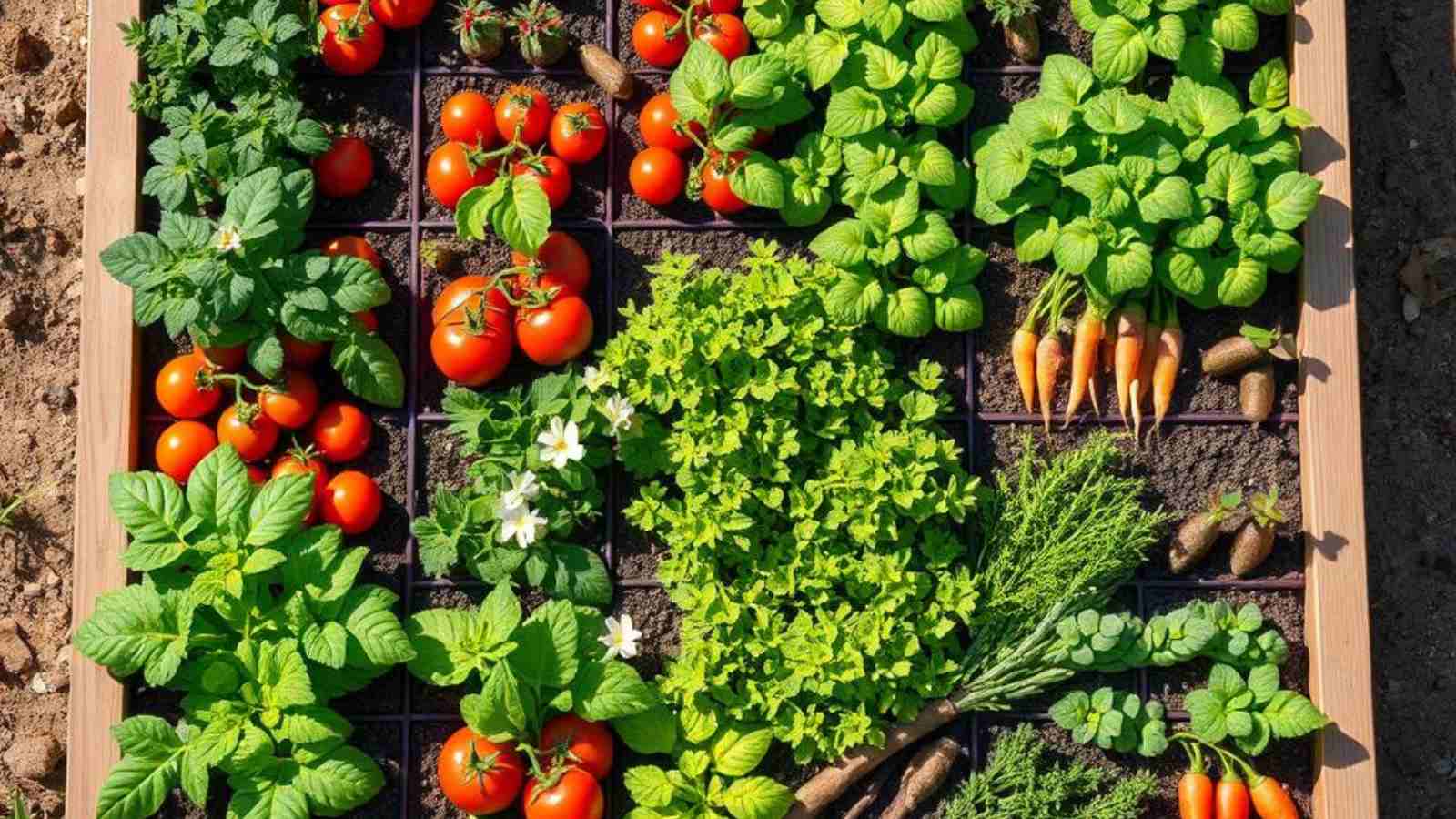 best plants for square foot gardening